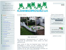 Tablet Screenshot of klemmbachfroeschle.de